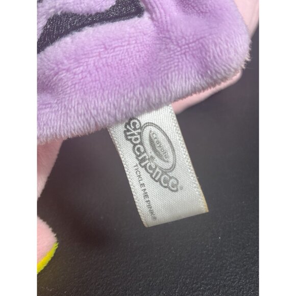 Crayola Crayon Plush Baby Blanket Lovey 14" Square Soft Colorful Comforter By Ap - Picture 3 of 7